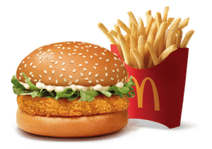 McVeggie Burger + Fries (M)