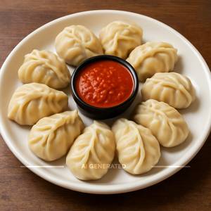 Paneer Steamed Momos ( 10 Pcs )