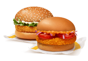 McVeggie Burger + McAloo Tikki Burger