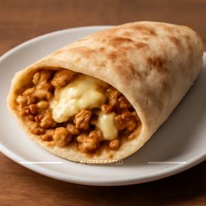 Special with cheese chicken shawarma