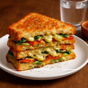 Grilled Veg Club Sandwich