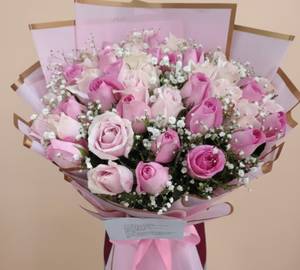 25 Sweet Pink Rose 25 Pink Rose Fish Pink Pepper Wrapping