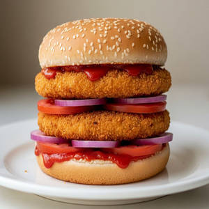 Chicken Double Patty Burger