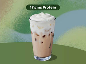 Tall Iced Vanilla Latte with Vanilla Protein Foam
