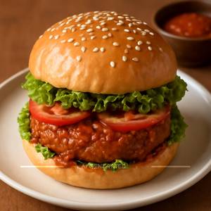 Spicy Schezwan Burger
