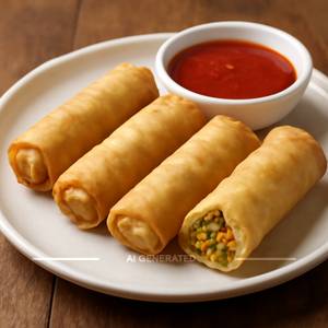 Veg Spring Roll 4 Pcs