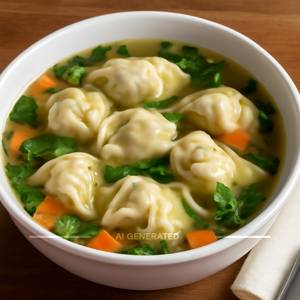 Veg Wonton Soup