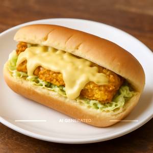 Veg Cheese Paneer Hotdog