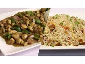Jeera Rice + Black Pepper Chicken