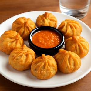 Chicken fried momos (8 pieces)