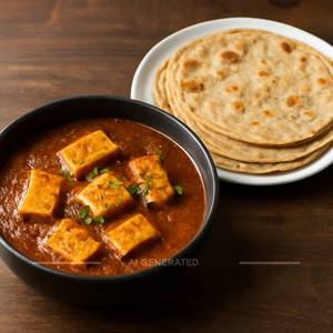 Paneer Saoji with 4 Roti