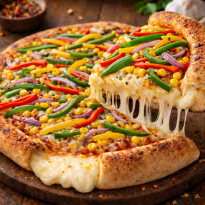 Garden Fresh Cheese Burst Pizza