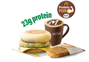 Veg McMuffin with protein plus Meal