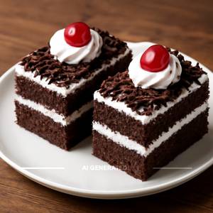 Black forest gilas pastry [2 pieces]