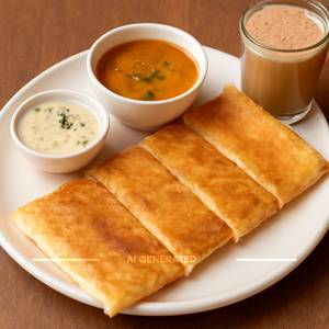 Cutting dosa                         