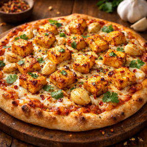 Garlic Paneer Pizza