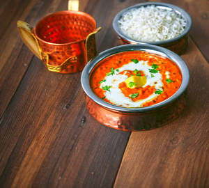 Dal Makhni With Basmati Rice