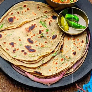 Green Chilly Parantha