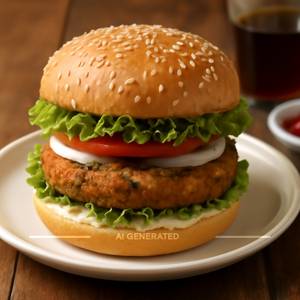 Classic Aloo Tikki Burger