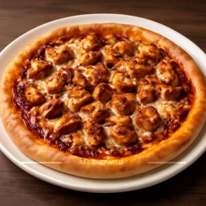 Chicken bbq pizza