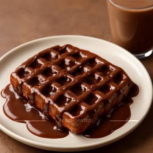 Chocolate Overload Milk Waffle