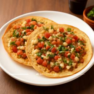 Masala Papad (2 Pcs)