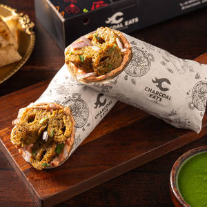 Lucknowi Chicken Seekh Kathi Roll