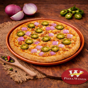 Onion & Jalapeno Pizza Pie 7 Inch