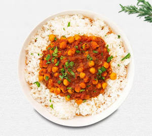 Chana Masala With Basmati Rice