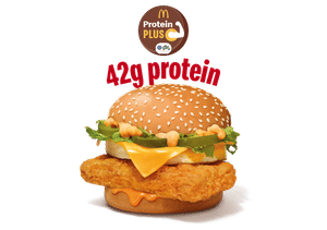 McSpicy Premium Chicken Burger Protein Plus (2 Slices)