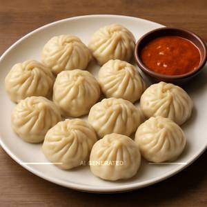 Chicken chilly momos (8 Pieces)