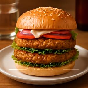 Chicken Double Patty Burger