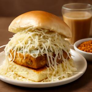 Mix Veg Tripple Cheese Vada Pav