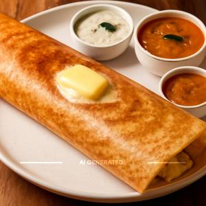 Butter masala dosa