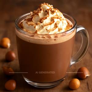 Hazelnut hot chocolate