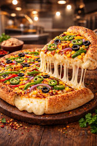 Classic Italian Cheese Burst Pizza