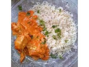 Jeera Rice + Chicken Butter Masala