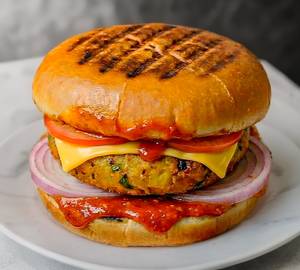 Schezwan Burger