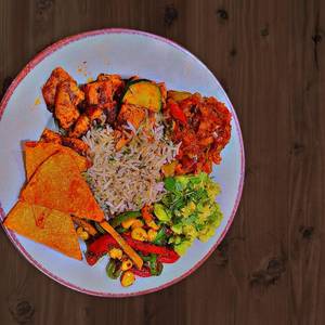 Chicken Burrito Rice Bowl