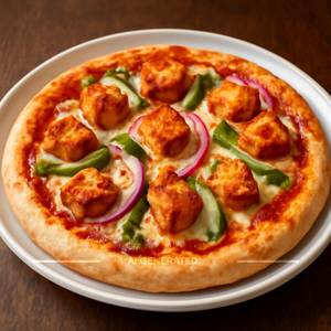 7" Small Tandoori Paneer Pizza (Serves 1)