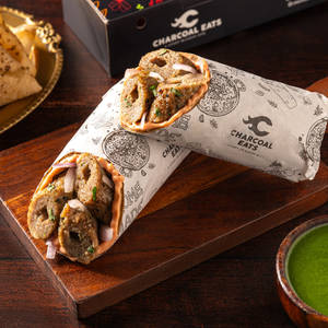 Mutton Seekh Kathi Roll.
