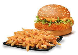 McSpicy Paneer + Cheesy Fries