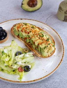 Scramled Avocado Toast