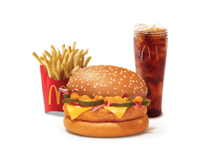 Corn & cheese Burger Combo