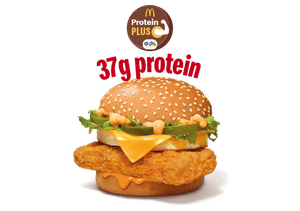 McSpicy Premium Chicken Burger Protein Plus (1 Slice)