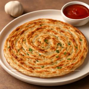Garlic Lachha Paratha