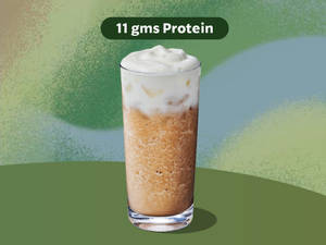 Tall Caramel Frappuccino with Banana Foam