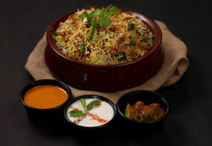 Pork biryani