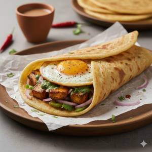 Egg chiken roll