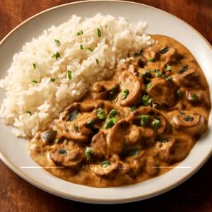 Mushroom stroganoff